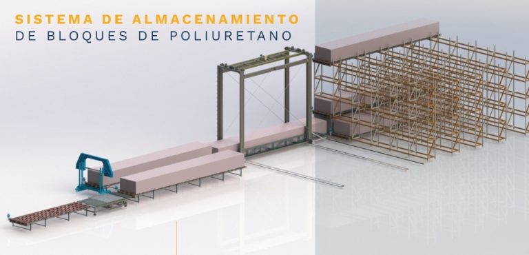 Sistema de almacenamiento para bloques de poliuretano – Iturrospe